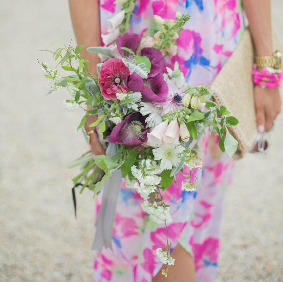 Floral Chiffon Maxi Dress - Picture 3 of 4